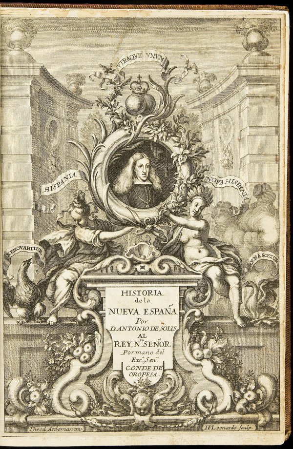 Historia Conquista de Mexico 1684 by Solis
