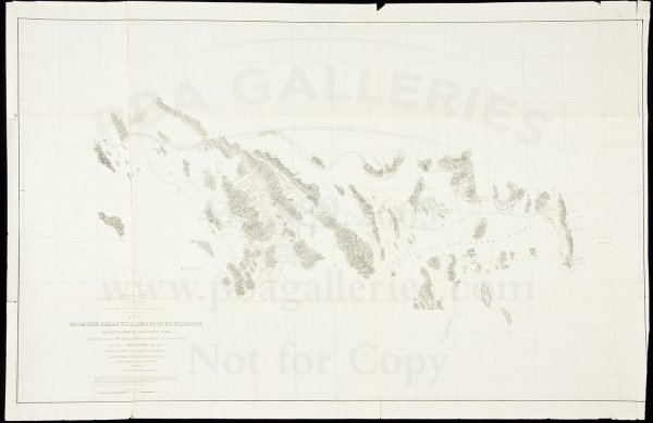 Survey map of Arizona & New Mexico 1855: Title: Route near the 32nd Parallel of North Latitude. Map No.2. From the Pimas Villages to Fort Fillmore Author: Parke, John G. Description: Lithographed map. 61x98 cm. (24x38½").Southern New Mexico