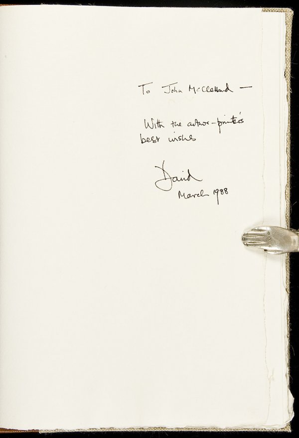 Black's Game at Golf sgnd by David Hamilton 1987: Title: Game at Golf: William Black's Poem of 1791 Author: Black, William Description: Commentary by David Hamilton. 9x6½, quarter brown morocco and linen boards, spine lettered in gilt, printed paper