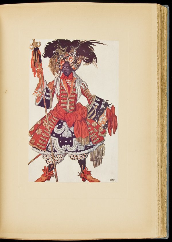 Leon Bakst designs for Sleeping Princess, 1/1000: Title: The Designs of Léon Bakst for the Sleeping Princess. A Ballet in Five Acts after Perrault. Music by Tchaikovsky. Author: ** Description: [4], 18. [2] pp. Preface by André Levinson. Full-page 