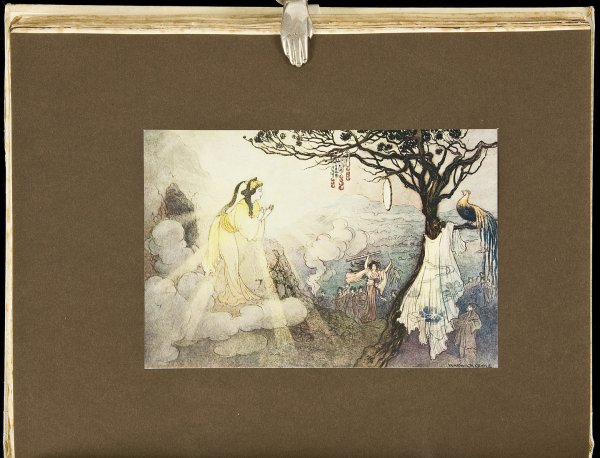 Green Willow illustrated by Warwick Goble 1/500: Title: Green Willow and Other Japanese Fairy Tales Author: James, Grace Description: Illustrated by Warwick Goble with 40 tipped-in color plates on brown paper, captioned guards. (4to) 11¼x8¾, origi