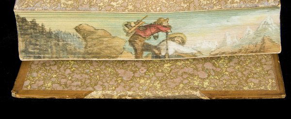 Fore Edge Painting of Mountain Jack: Title: Etonia Ancient and Modern Author: Collins, William L., editor Description: viii, 238 pp. (12mo) later half calf and marbled boards. First Edition.With a lovely fore edge painting of Mountain Ja