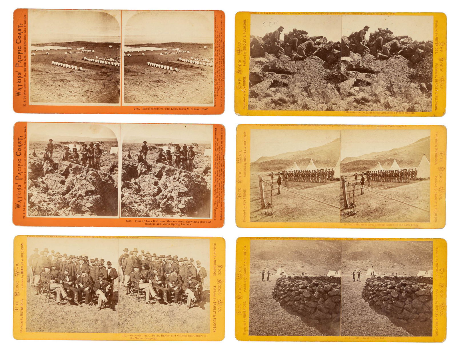 Watkins & Muybridge photograph Modoc War (1 of 8)