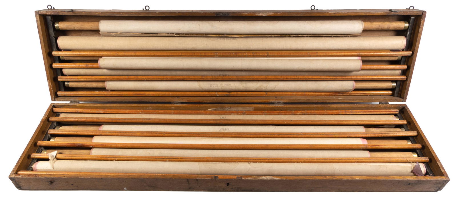 Rare set H.C. Tunison Wall Maps (1 of 15)