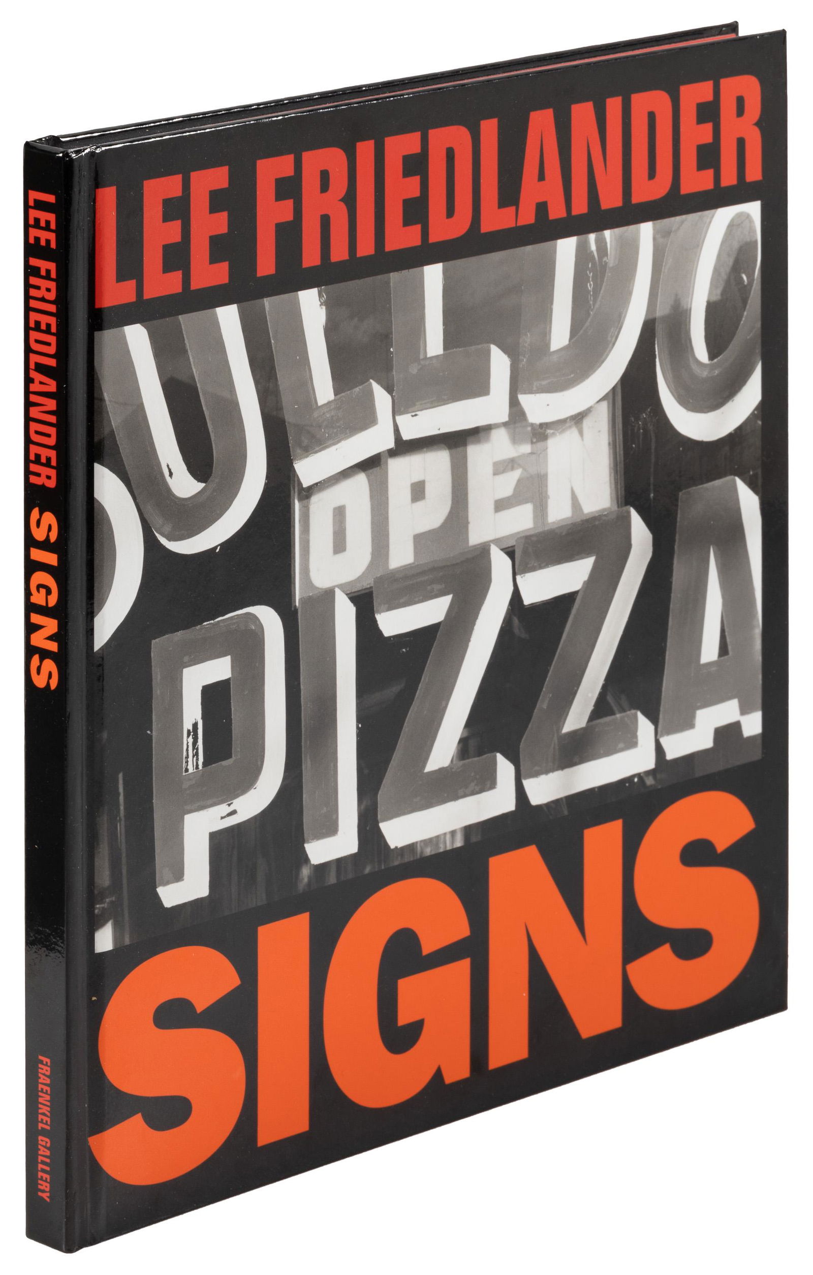 Signed by Lee Friedlander w/ portrait by Dahi: Heading: Author: Friedlander, Lee Title: Signs [with] a 8x10 gelatin silver print portrait of Lee Friedlander by Soheyl Dahi Place Published: San Francisco Publisher:Fraenkel Gallery Date Publis