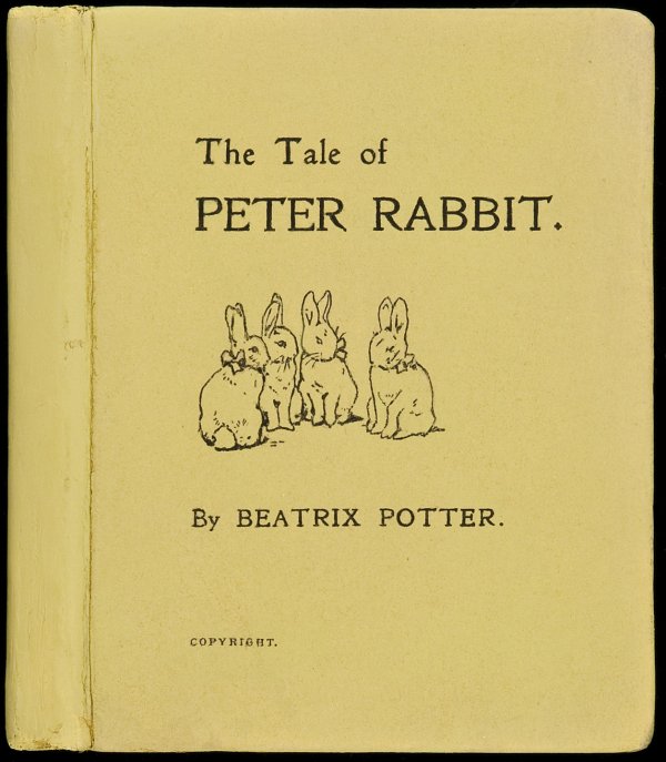 The Tale of Peter Rabbit 1st Edition 2nd Printing: Title: The Tale of Peter Rabbit Author: Potter, Beatrix Description: [86] pp. Color frontispiece, black and white illustrations throughout. 5¼x4¼, original green boards, front cover vignette. First 