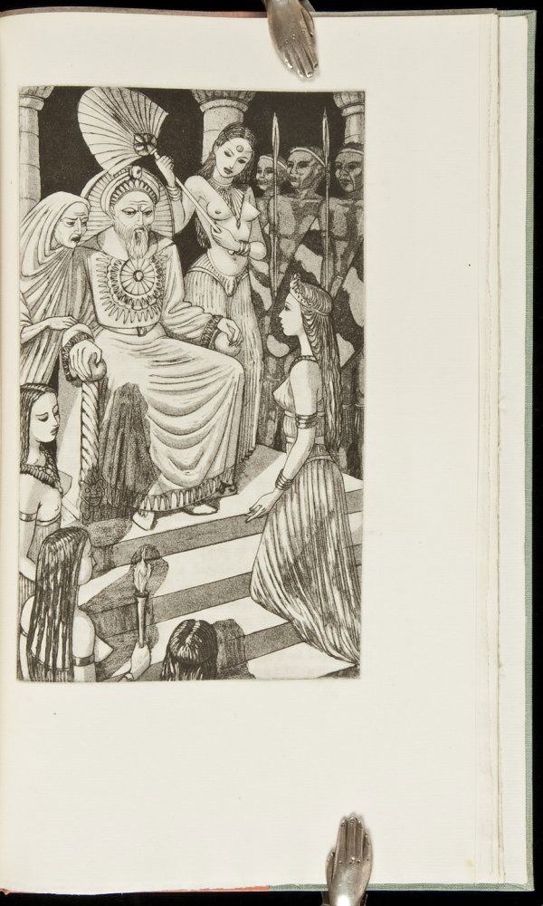 Golden Cockerel Press Grecian Enchanted: Title: The Grecian Enchanted Author: Hartnoll, Phyllis Description: 80 pp. Illustrated with 8 aquatints by John Buckland-Wright, including the title-page; tissue guards. 12½x7½, two-tone cloth block