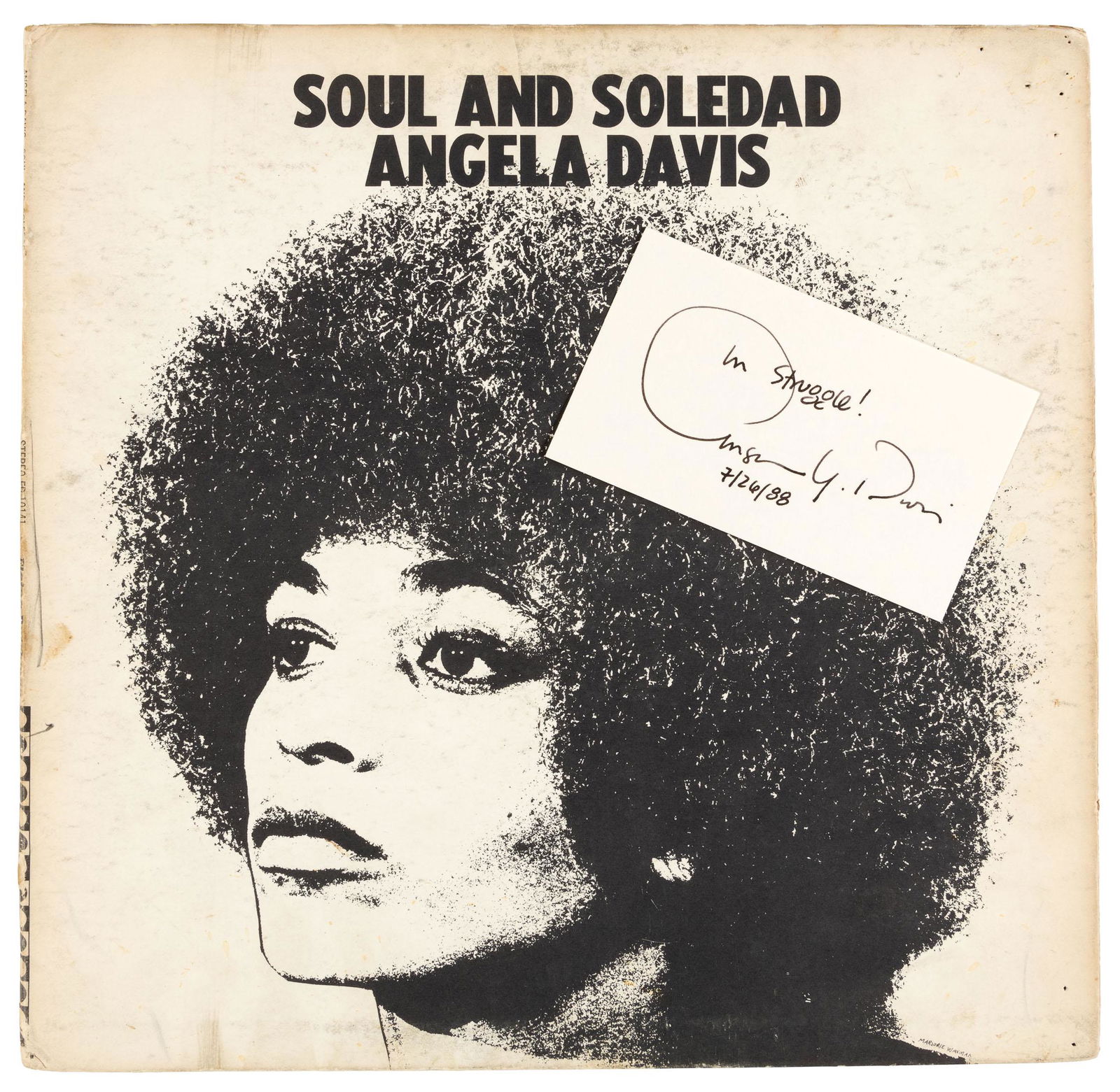Soul and Soledad with an autograph by Davis (1 of 1)