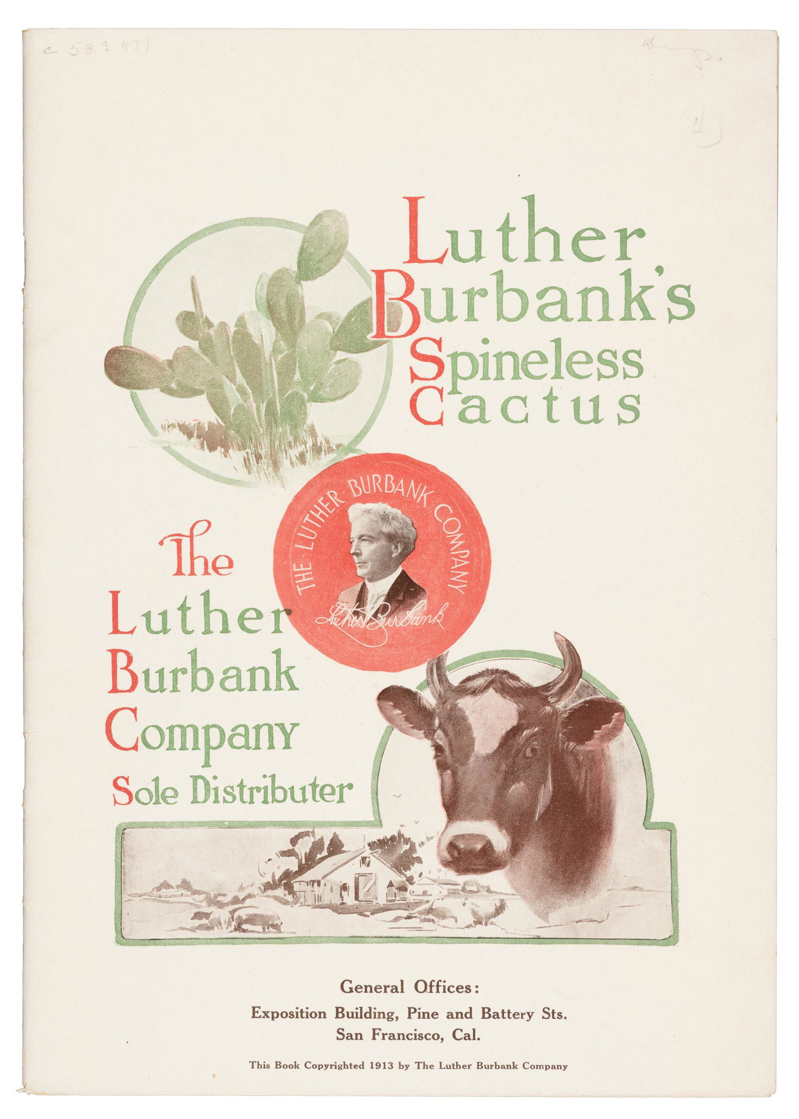The spineless cactus, a Luther Burbank Co. exclusive (1 of 4)