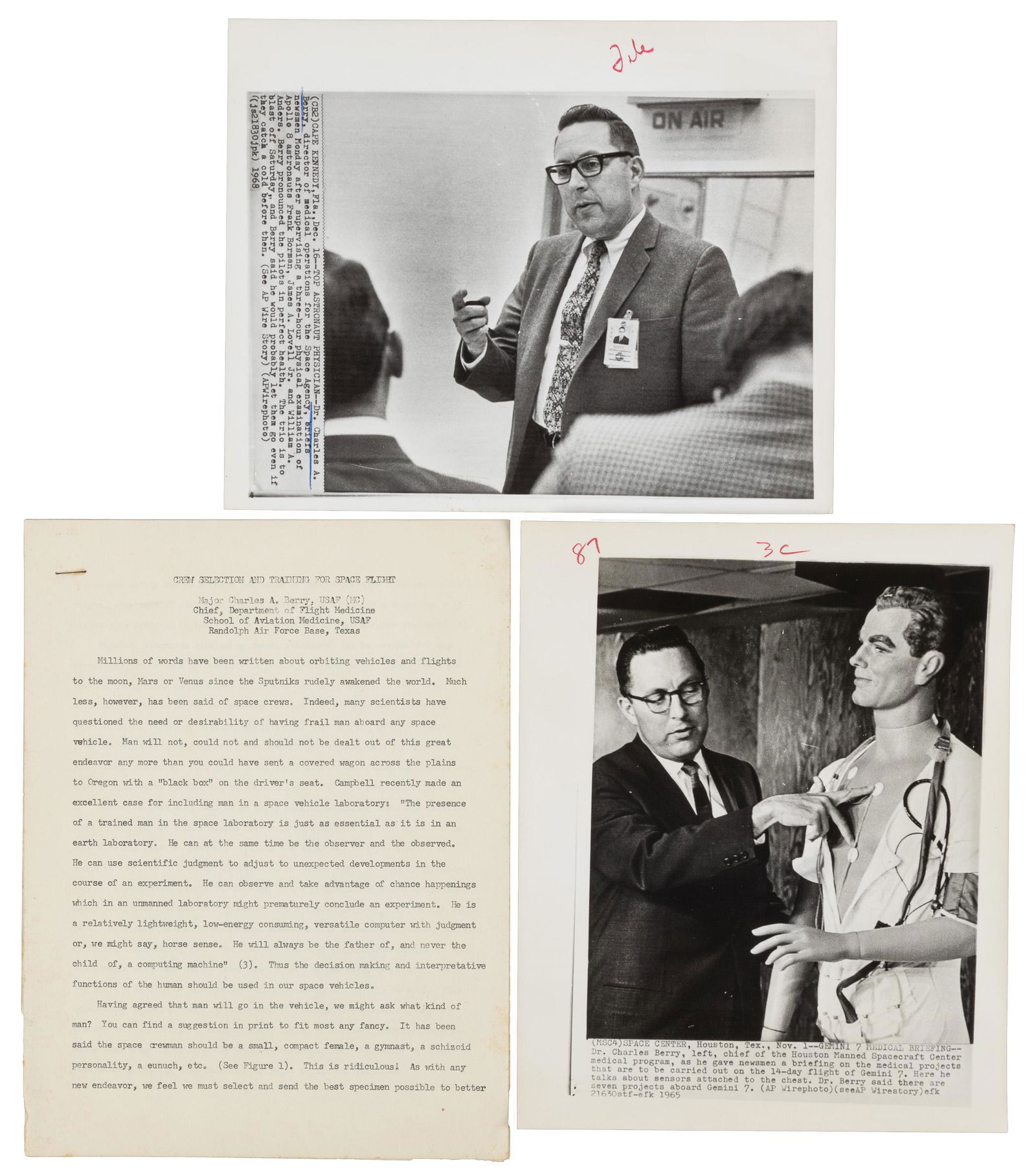 Astronaut Selection and Training, c. 1958 (1 of 1)