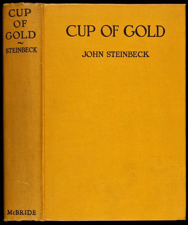 John Steinbeck Cup of Gold First Edition: Title: Cup of Gold: A Life of Henry Morgan, Buccaneer, with Occasional Reference to History Author: Steinbeck, John Description: Yellow cloth lettered in black. First Edition, First Issue.First issue