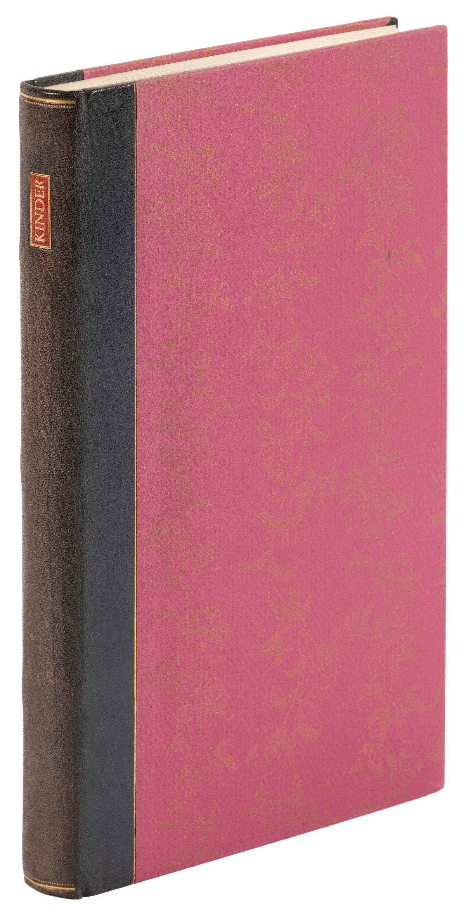 Louis Herman Kinder and Fine Bookbinding: Heading: (Bird & Bull Press) Author: Wolfe, Richard J. and Paul McKenna Title: Louis Herman Kinder and Fine Bookbinding in America: A Chapter in the History of the Roycroft Shop. Place Published: Newt