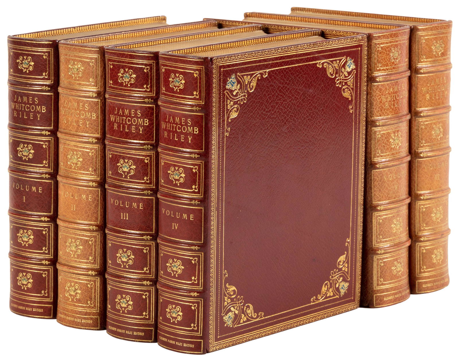 James Whitcomb Riley finely bound (1 of 10)