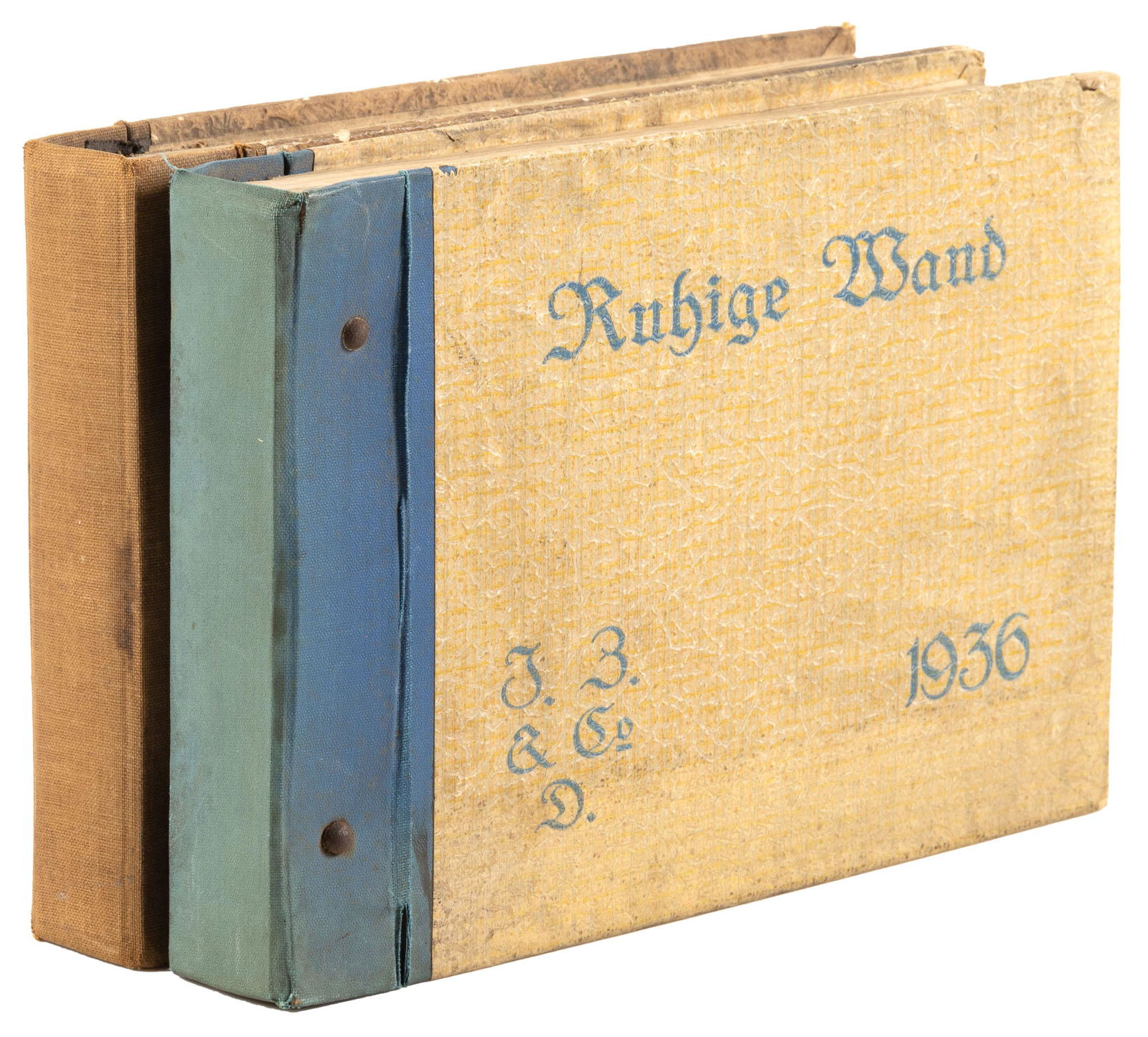 2 Pre-WWII German wallpaper catalogs w/ samples (1 of 4)