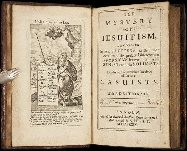 Blaise Pascal The Mystery of Jesuitism: Title: The Mystery of Jesuitism, Discovered in Certain Letters, Written Upon Occasion of the Present Differences at Sorbonne Between the Jansenists and the Molinists, Displaying the Pernicious Maximes