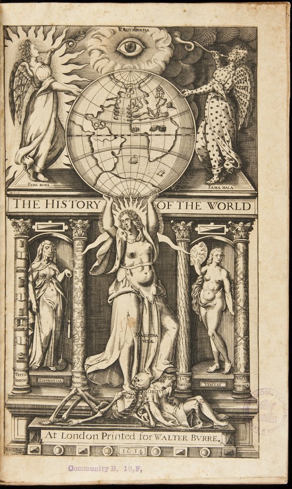 Walter Raleigh's History of the World 1614 1st ed: Title: The History of the World Author: Raleigh, Walter Description: [4], 36, [80], 492, 491-651, [3], 776, [62] pp. With 8 double-page copper-engraved maps & plans, engraved by William Hole. Copper-e