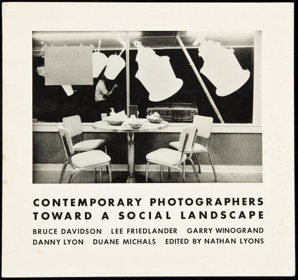 Photos for Social Landscape Horizon Press 1966: Title: Contemporary Photographs Toward a Social Landscape Author: Lyons, Nathan, editor Description: 67 pp. Many plates of photographs by Bruce Davidson, Lee Friedlander, Garry Winogrand, Danny Lyon a