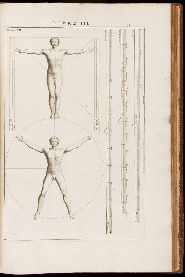 1673 Edition of Vitruvius d'Architecture: Title: Les Dix Livres d'Architecture Corrigez et Traduits Nouvellement en Francois, Avec des Notes & des Figures Author: Vitruvius. [Vitruvius Pollio, Marcus] Description: [xviii], 325, [16] pp. Engra