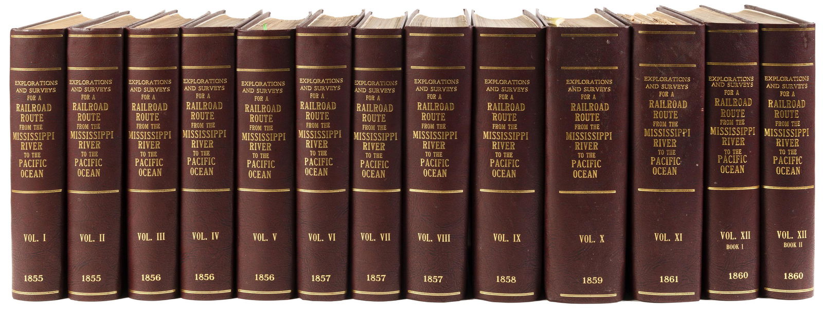 Full set of Pacific Railroad Reports (1 of 1)