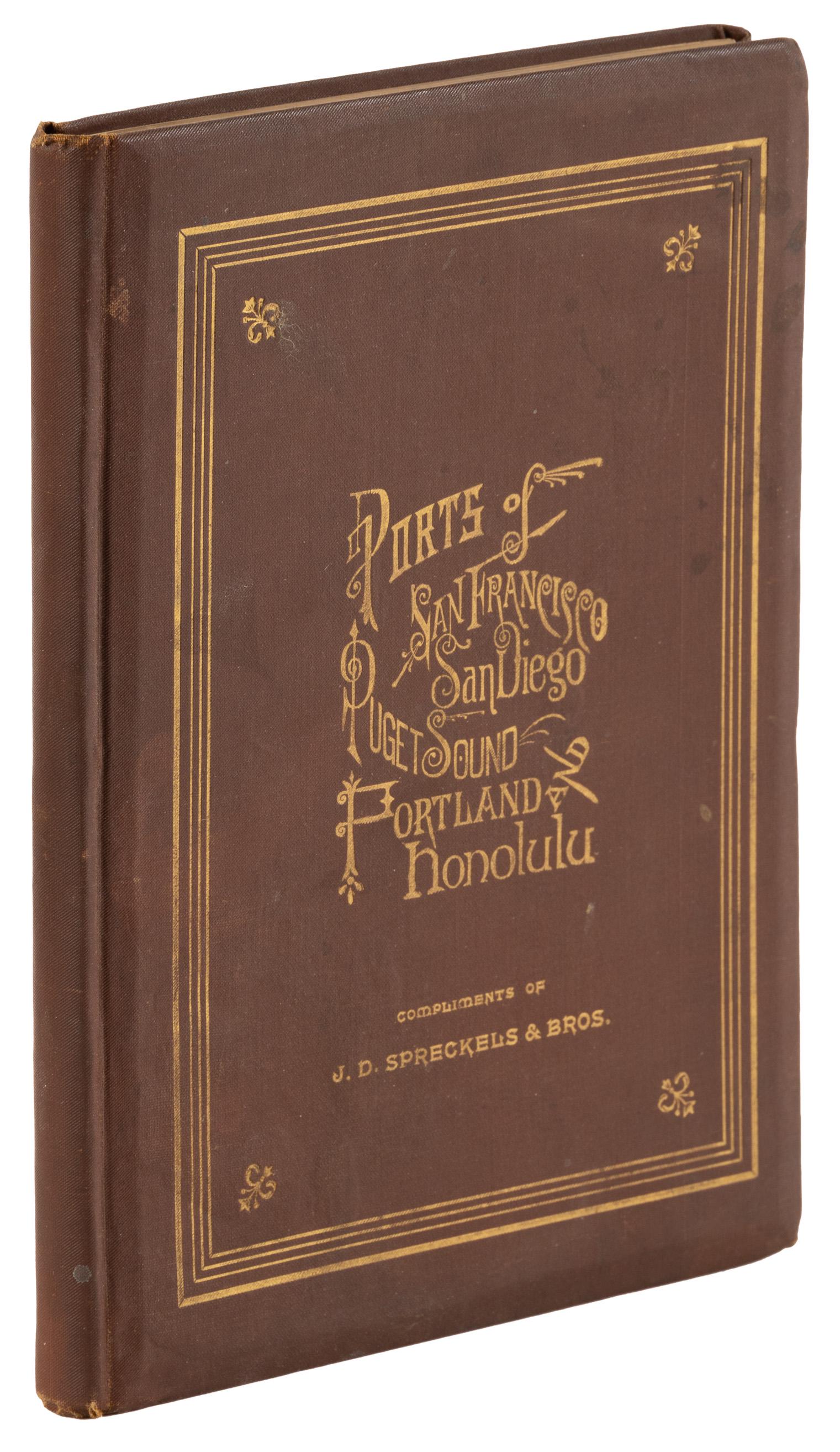 1889 Guide to West Coast Ports, with 3 maps (1 of 6)