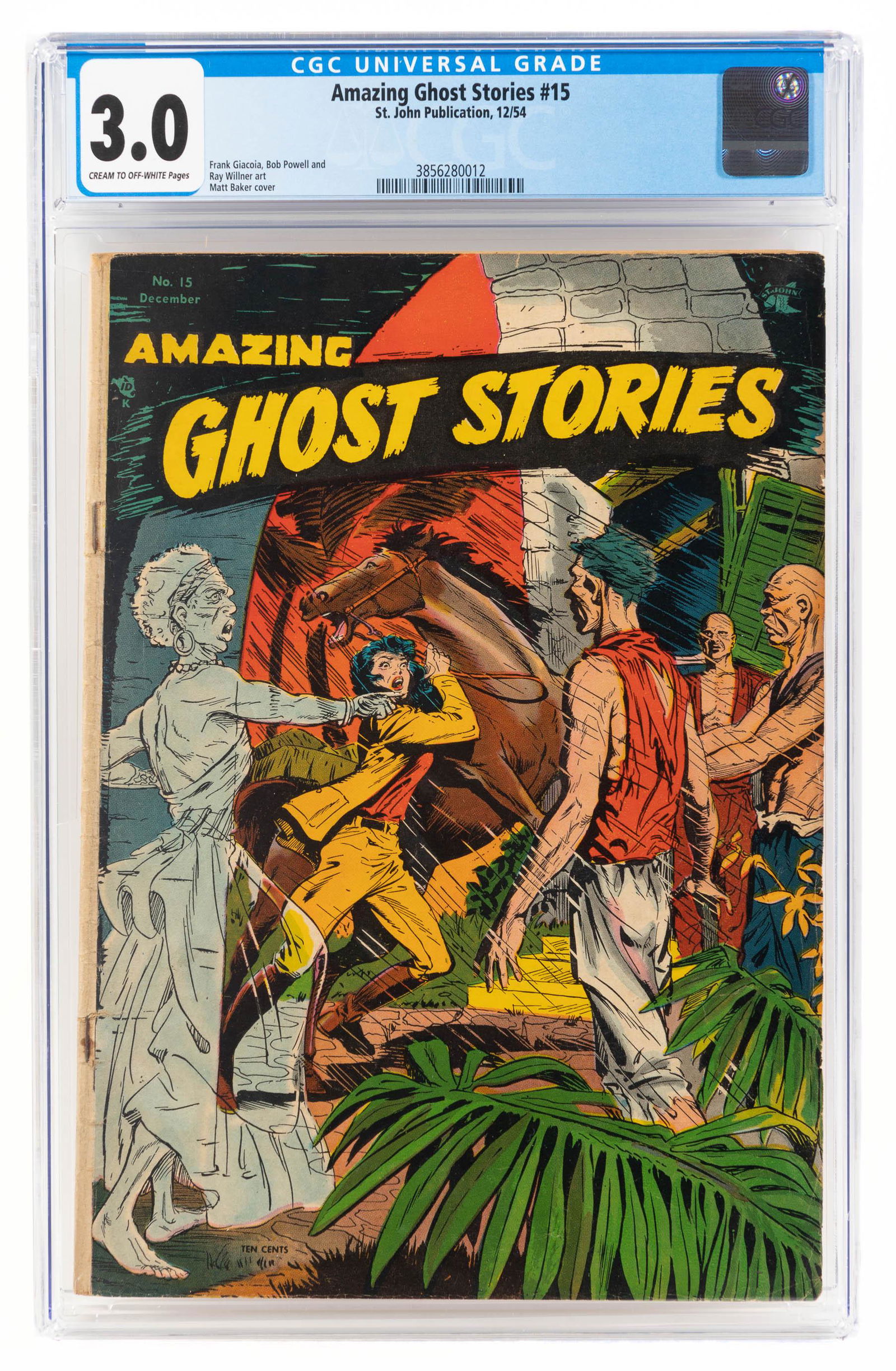 AMAZING GHOST STORIES #15 * CGC 3.0 * Matt BAKER and (1 of 2)
