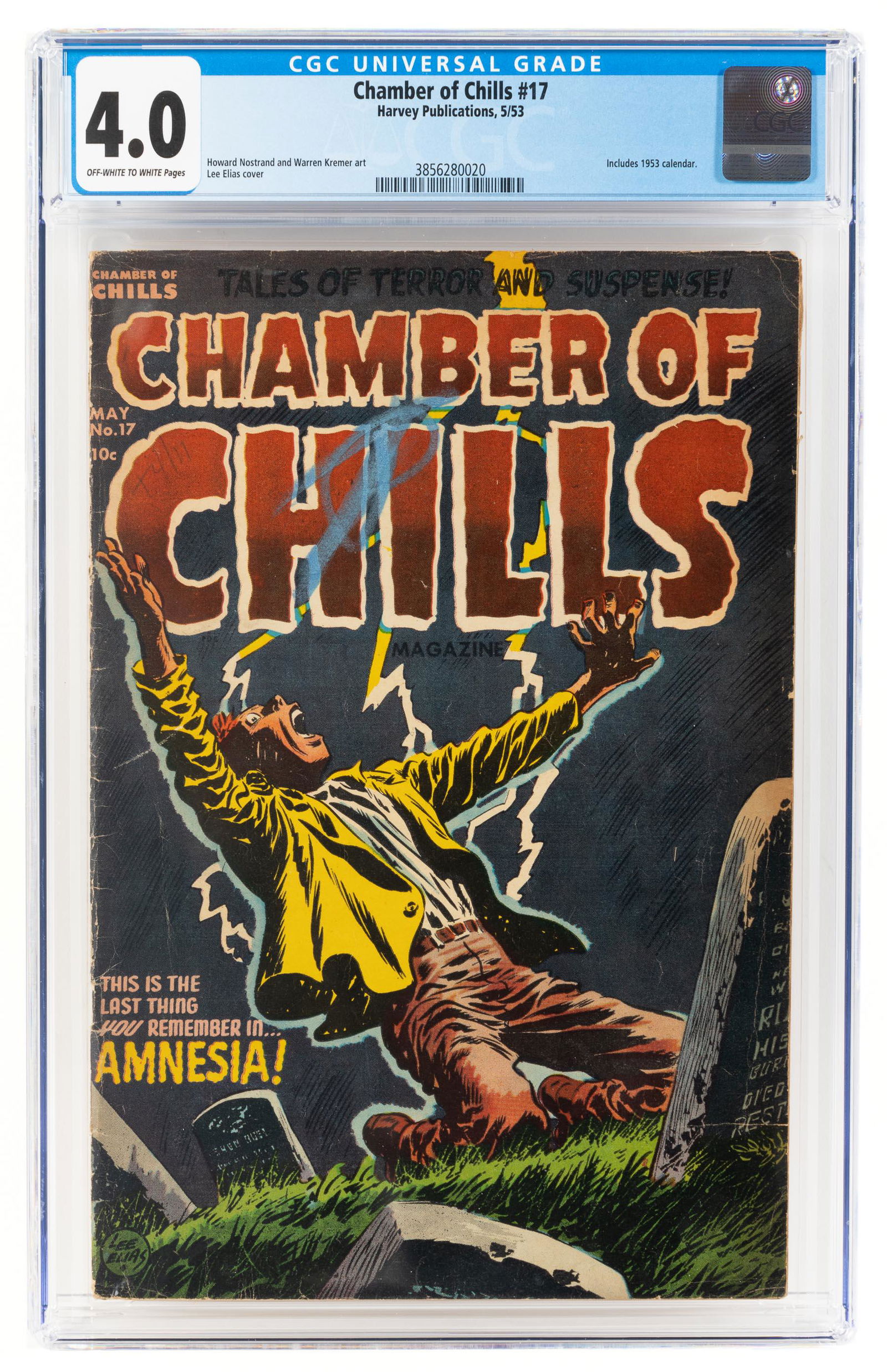 CHAMBER OF CHILLS #17 * CGC 4.0 * Howard NOSTRAND (1 of 2)