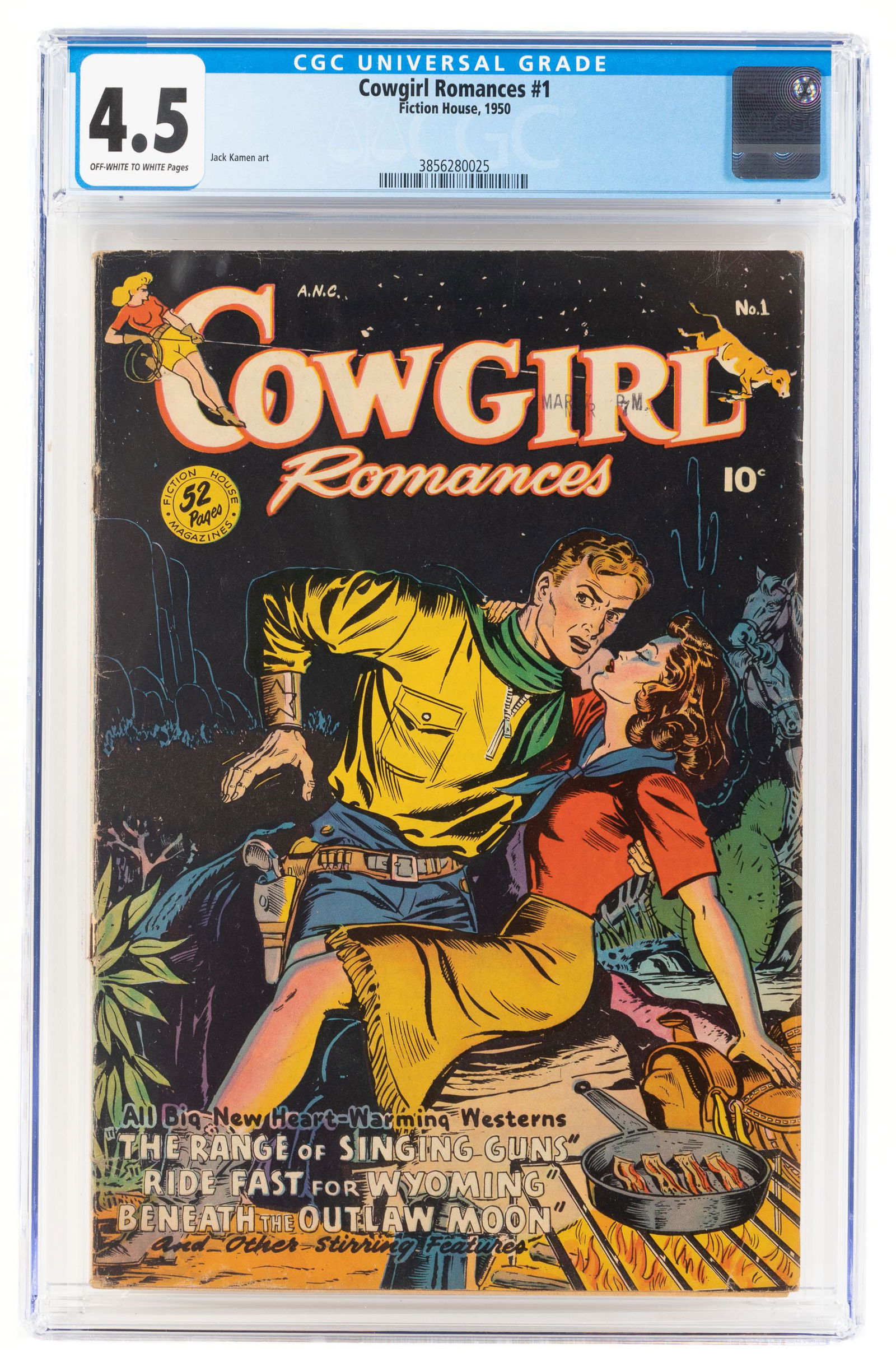 COWGIRL ROMANCES #1 * CGC 4.5 * Feldstein & Kamen Art? (1 of 2)