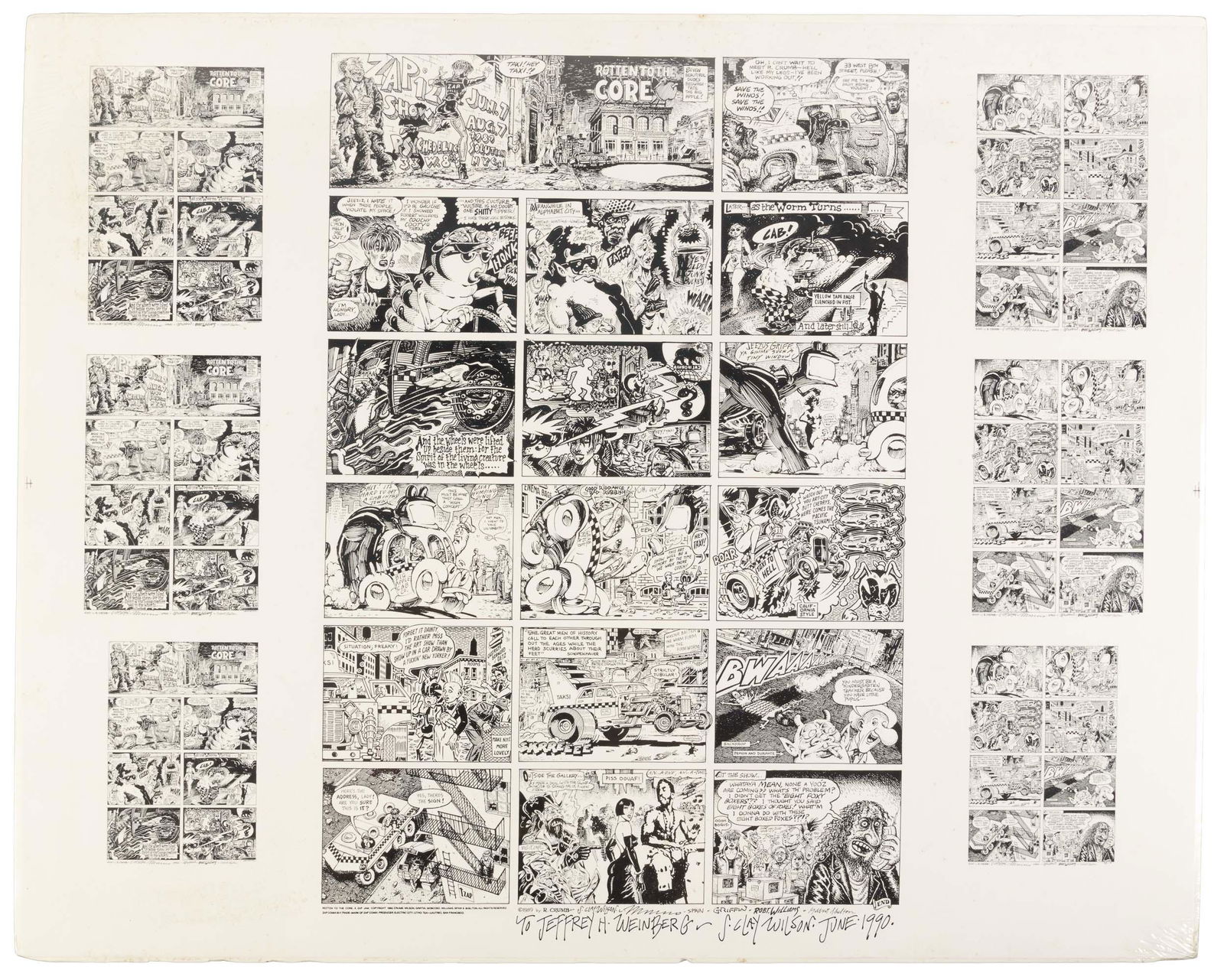 S. CLAY WILSON * 3 Signed Posters * ZAP * Kathy Acker (1 of 3)