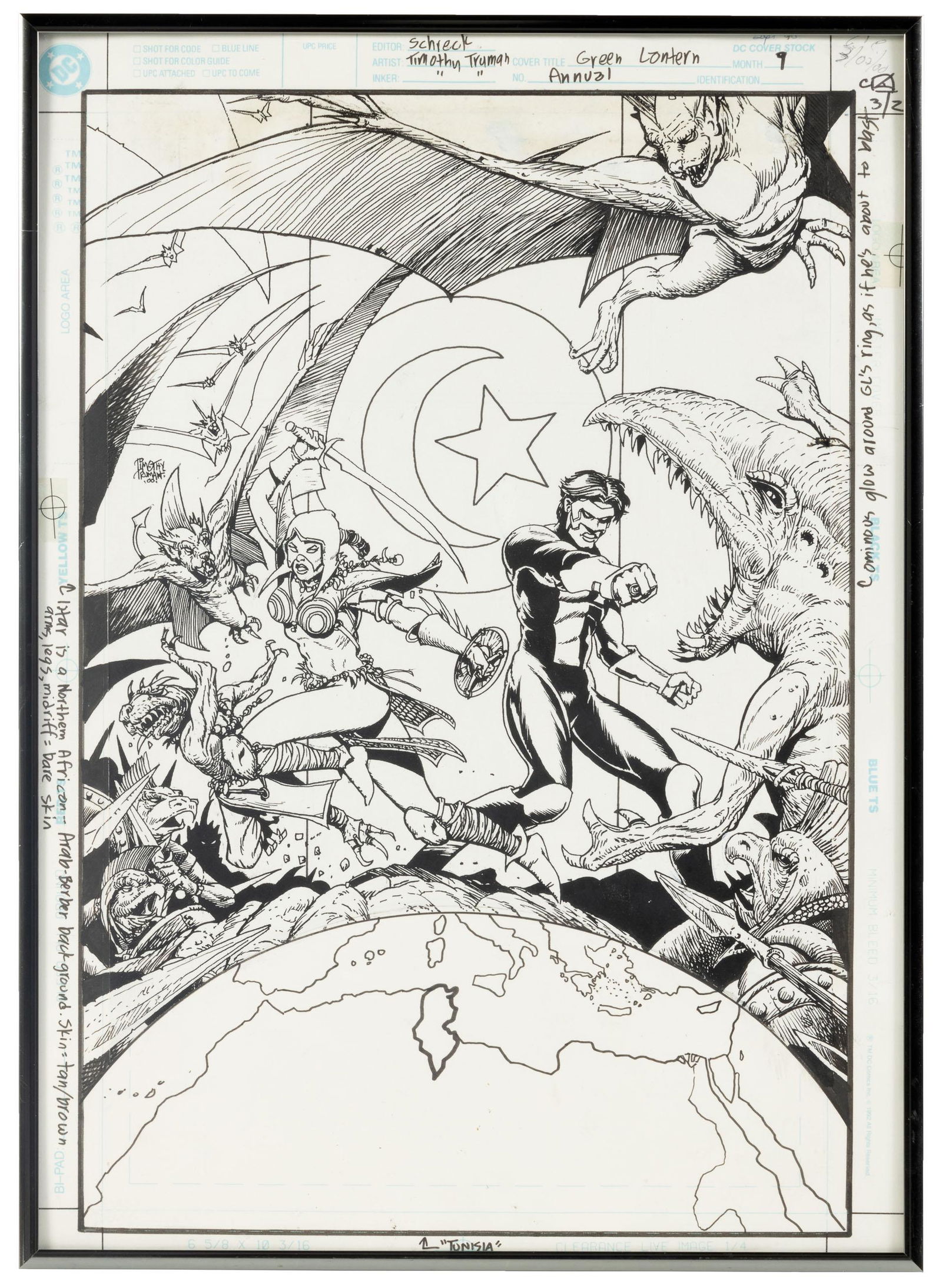 Original Cover Art, TIM TRUMAN, Green Lantern Annual (1 of 6)