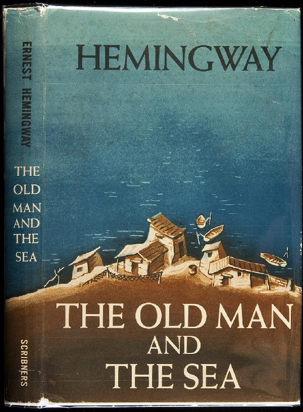 The Old Man and the Sea 1st in dj: Title: The Old Man and the Sea Author: Hemingway, Ernest Description: Blue cloth, dust jacket. First Edition, First Printing.First printing with "A" code and publisher's device on copyright page. Firs