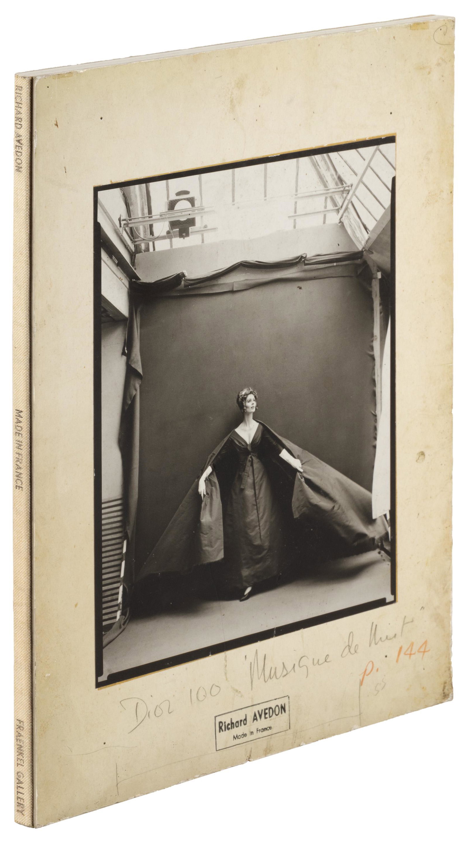Richard Avedon's Made in France 1st Edition: Heading: Author: Avedon, Richard Title: Made in France Place Published: San Francisco Publisher:Fraenkel Gallery Date Published: [2001] Description: Unpaginated. Text by Judith