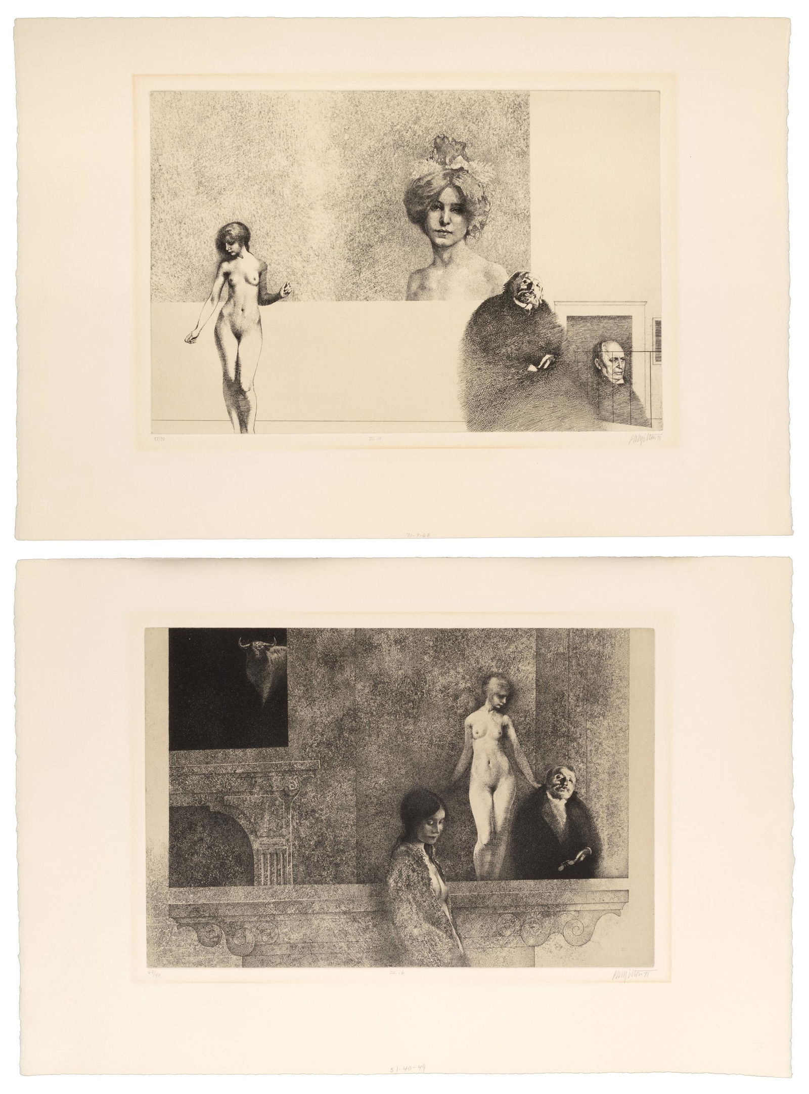 Two etchings from Peter Winslow Milton (1 of 5)