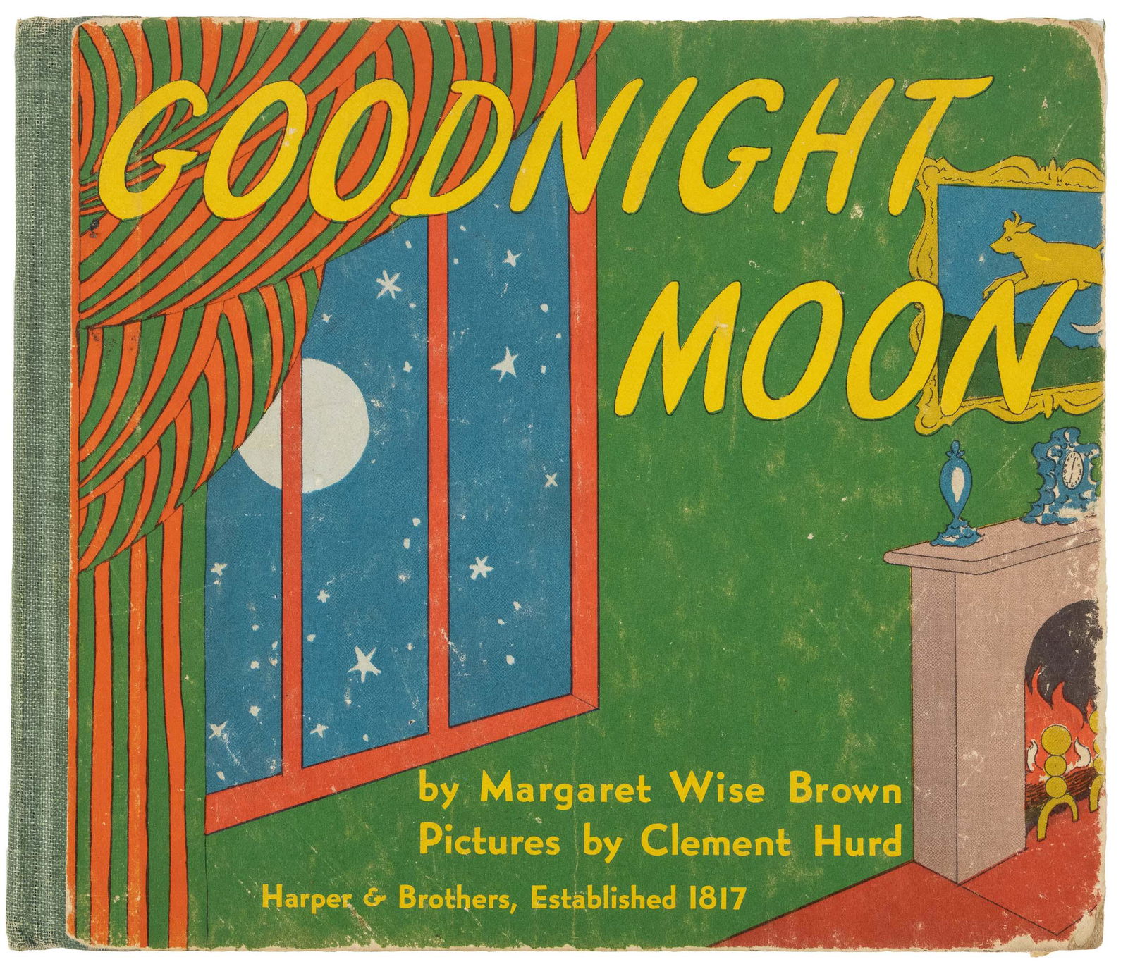 Goodnight Moon, Harper & Brothers: Heading: Author: Brown, Margaret Wise Title: Goodnight Moon Place Published: [New York] Publisher:Harper & Brothers Date Published: 1947 Description: Illustrated in color b