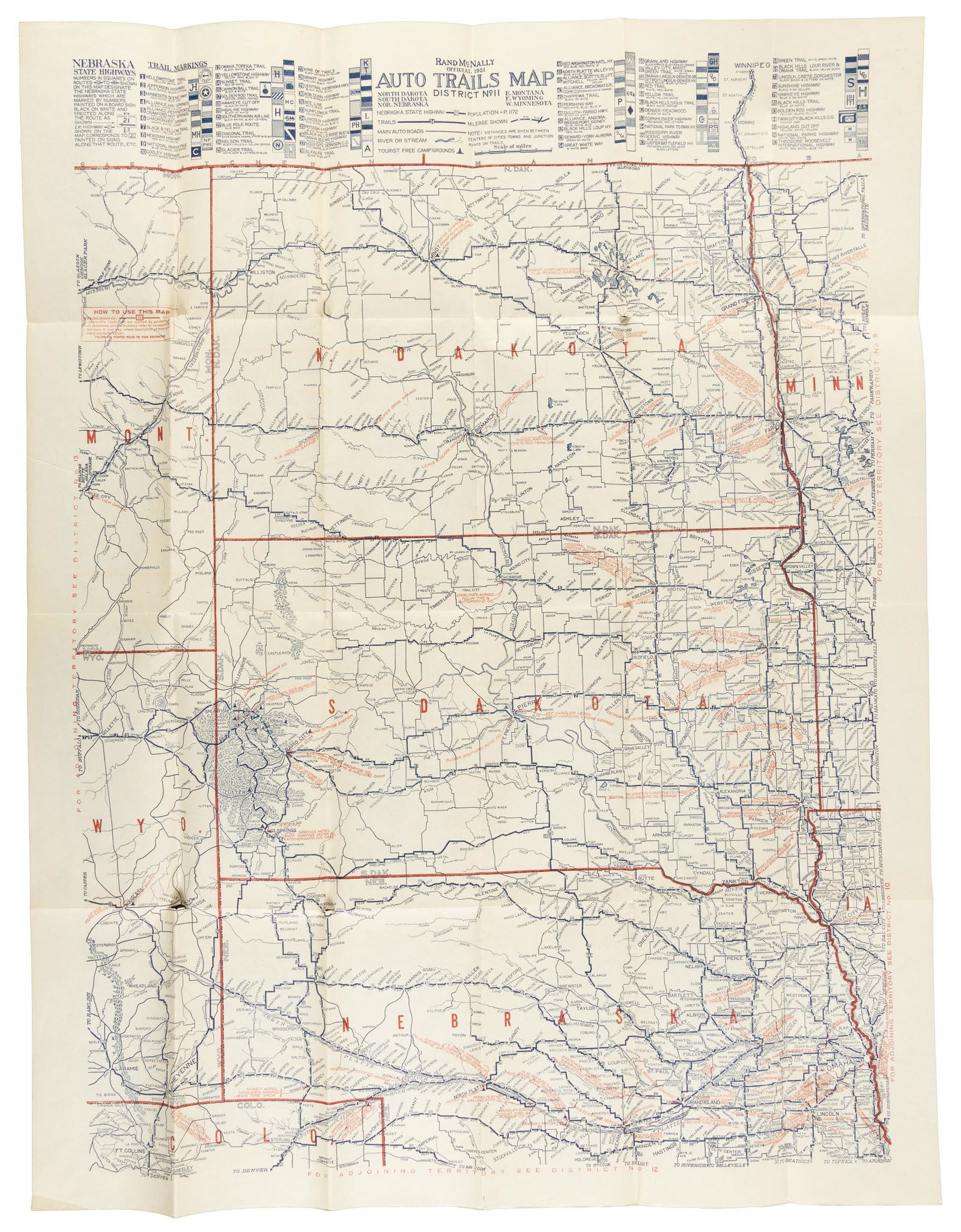 Early Road Map Of Western States 118229446 1 X 