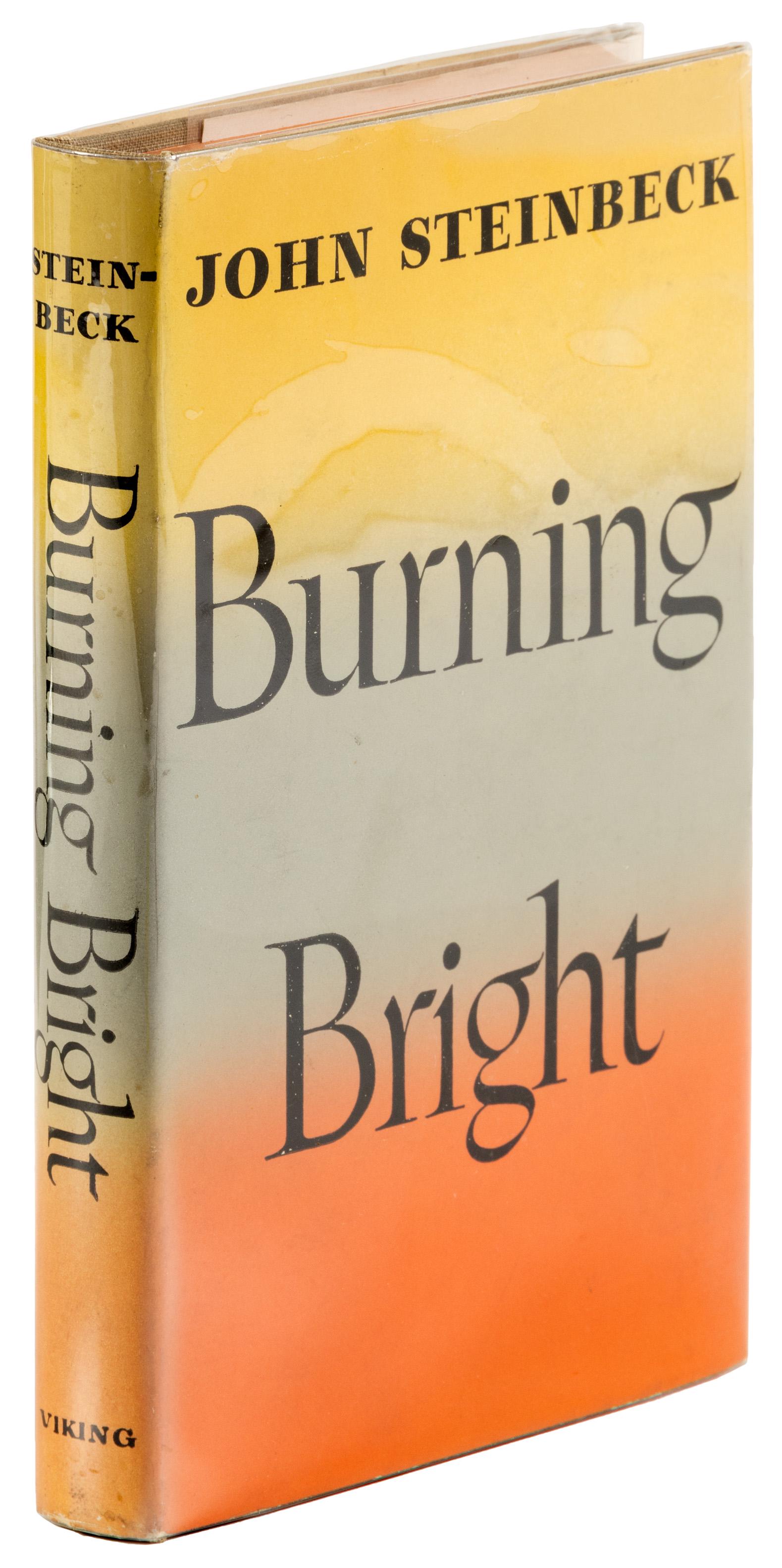 John Steinbeck Burning Bright 1st Edition (1 of 1)