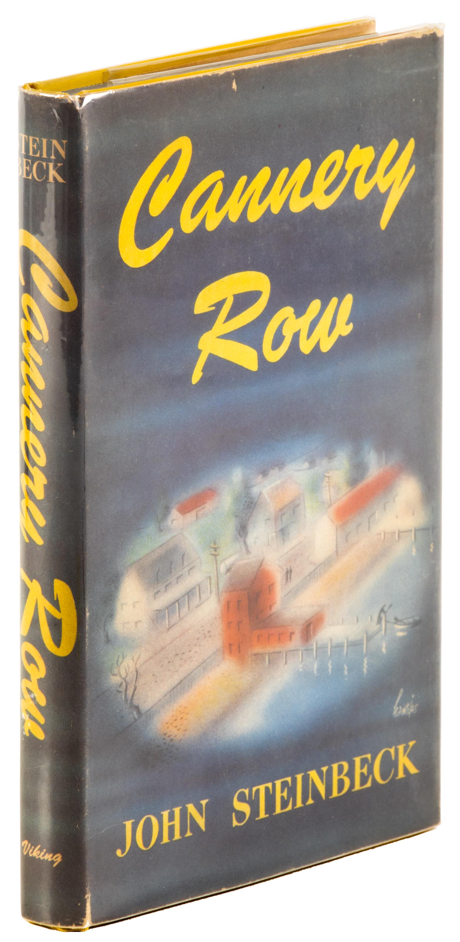 Steinbeck's Cannery Row, first edition w/dj (1 of 3)