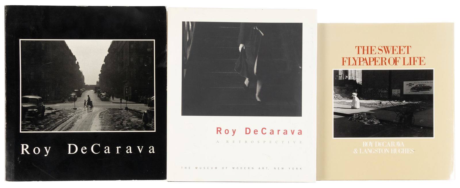 3 volumes of photographs by Roy DeCarava: Heading: Author: DeCarava, Roy Title: Three volumes of photographs by Roy DeCarava Place Published: Various places Publisher: Date Published: Various dates Description: 3 v