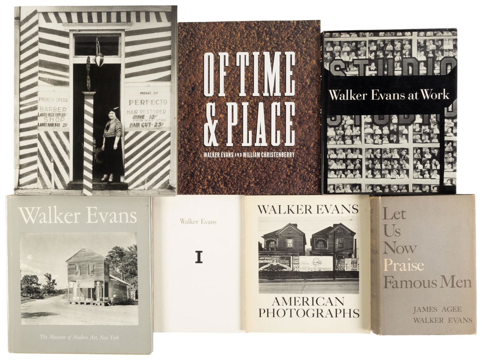 7 photography volumes by Walker Evans: Heading: Author: Evans, Walker Title: Seven photography volumes by Walker Evans Place Published: Various places Publisher: Date Published: Various dates Description: 7 volu