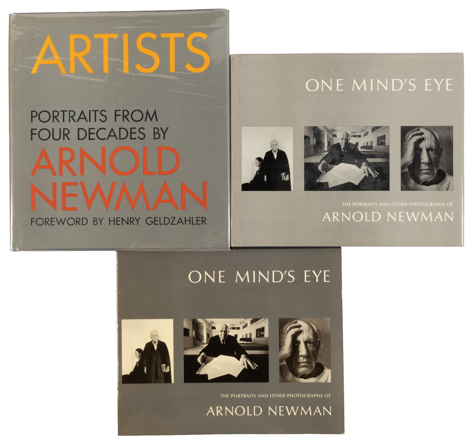 Photographic portraits by Arnold Newman: Heading: Author: Newman, Arnold Title: Two photographic works by Arnold Newman Place Published: Boston Publisher: Date Published: 1974-1980 Description: Three volumes. Comp