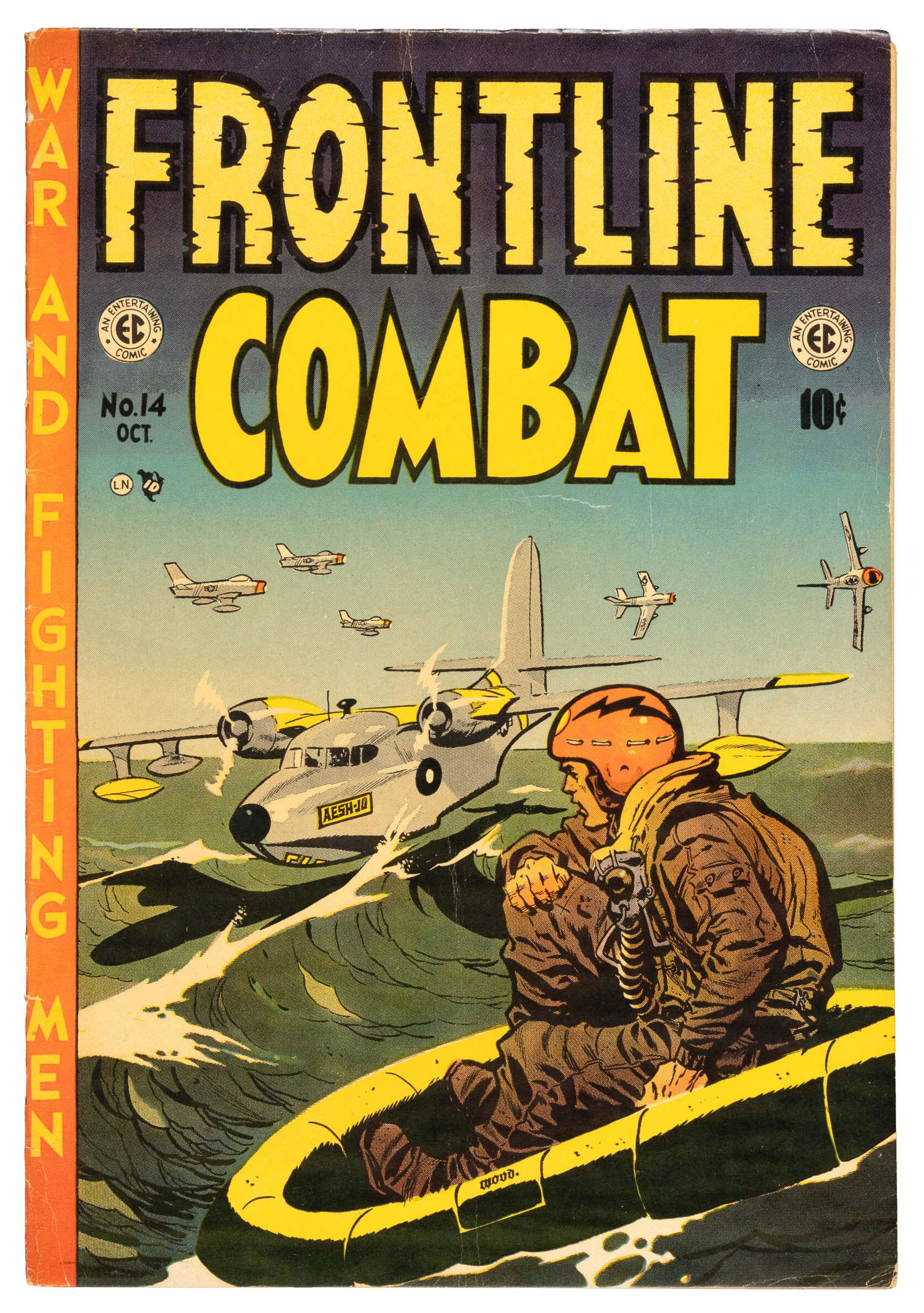 FRONTLINE COMBAT #14 * 4.0 * Jack Davis's "WHUPPED!" * (1 of 2)