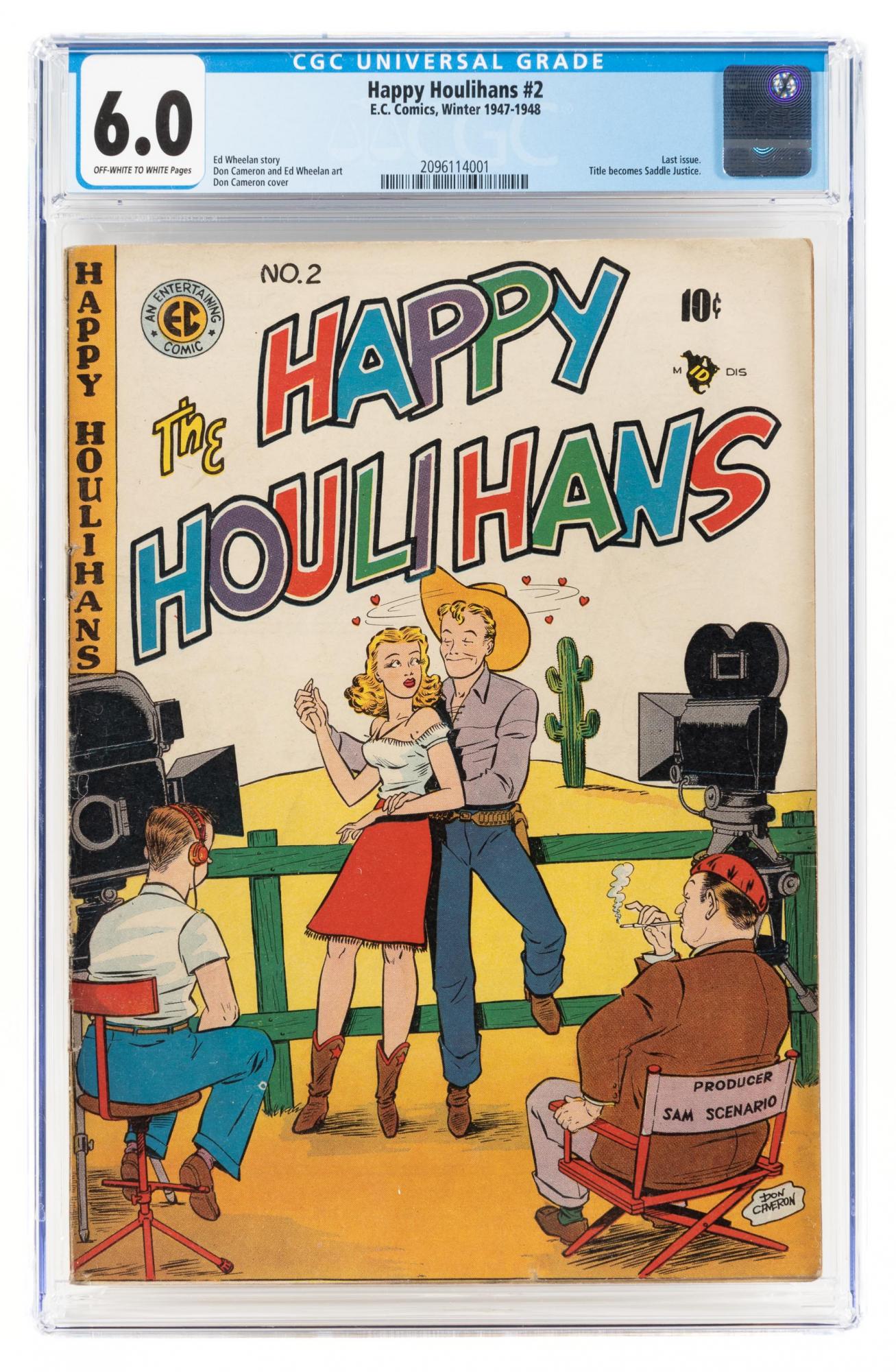 HAPPY HOULIHANS #2 * CGC 6.0 * Early EC Comic (1 of 2)
