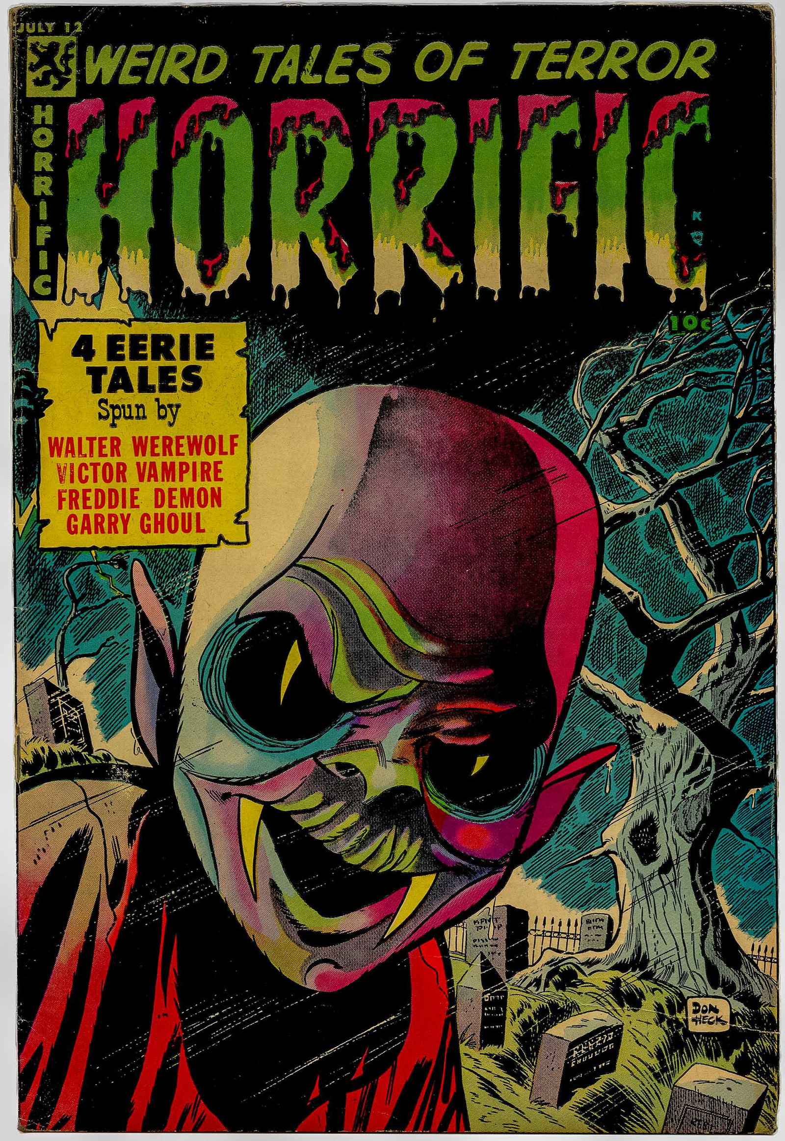 HORRIFIC #12 * 4.5 * Graveyard Ghoul Greets Guests (1 of 2)