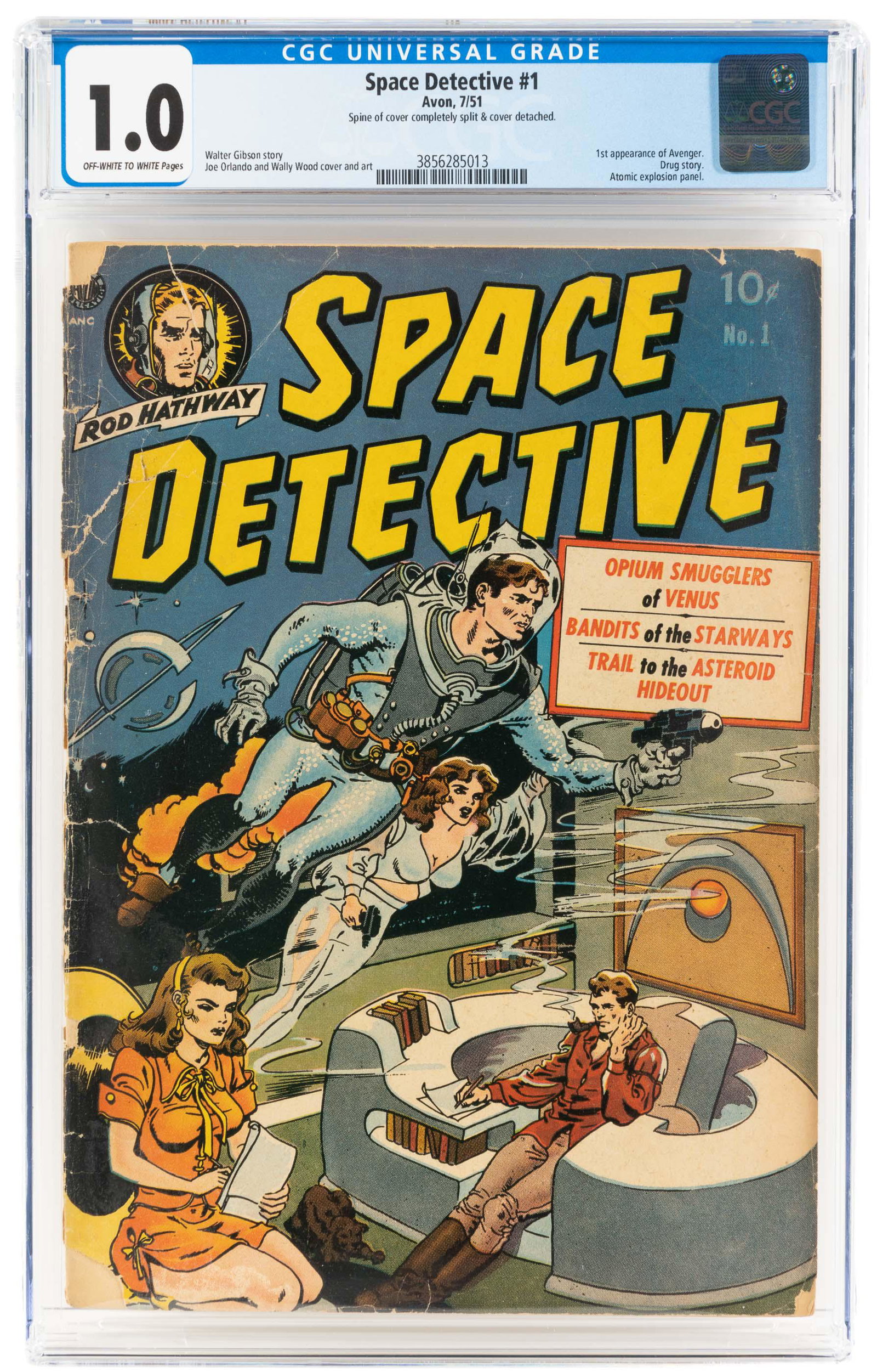 SPACE DETECTIVE #1 * CGC 1.0 * Steve DITKO Provenance (1 of 2)