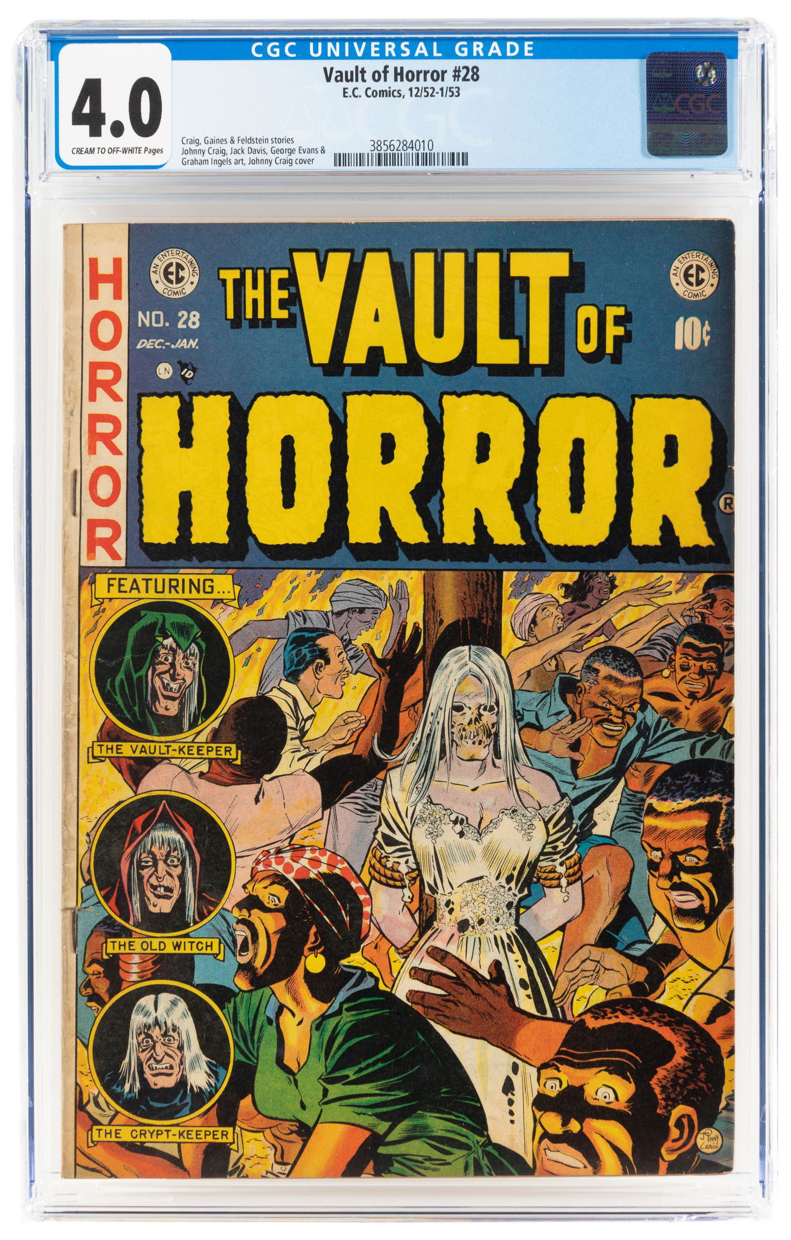 VAULT OF HORROR #28 * CGC 4.0 * Zombie Revenge (1 of 2)