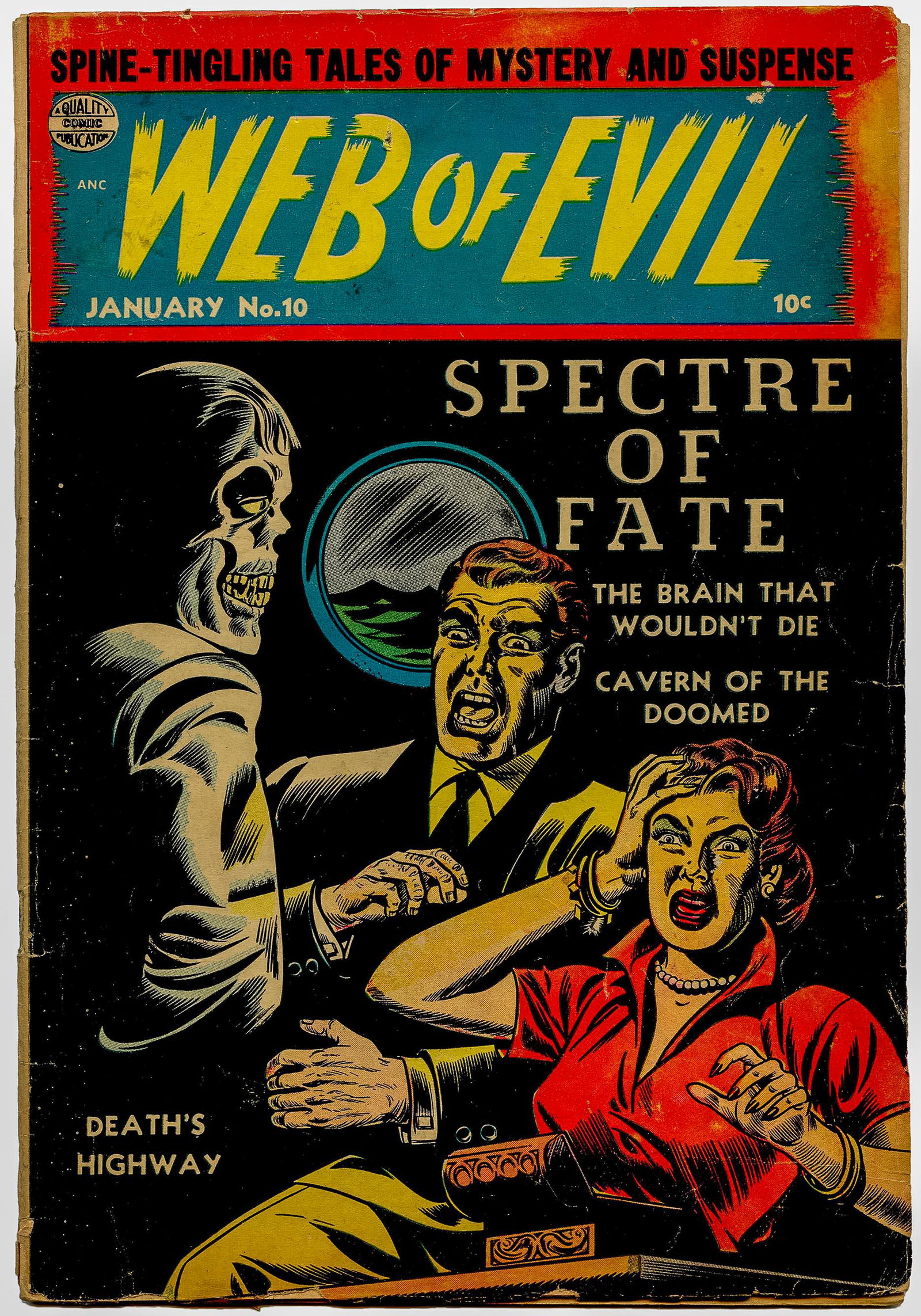 WEB OF EVIL #10 * 1.8 * Spectre of Fate (1 of 2)