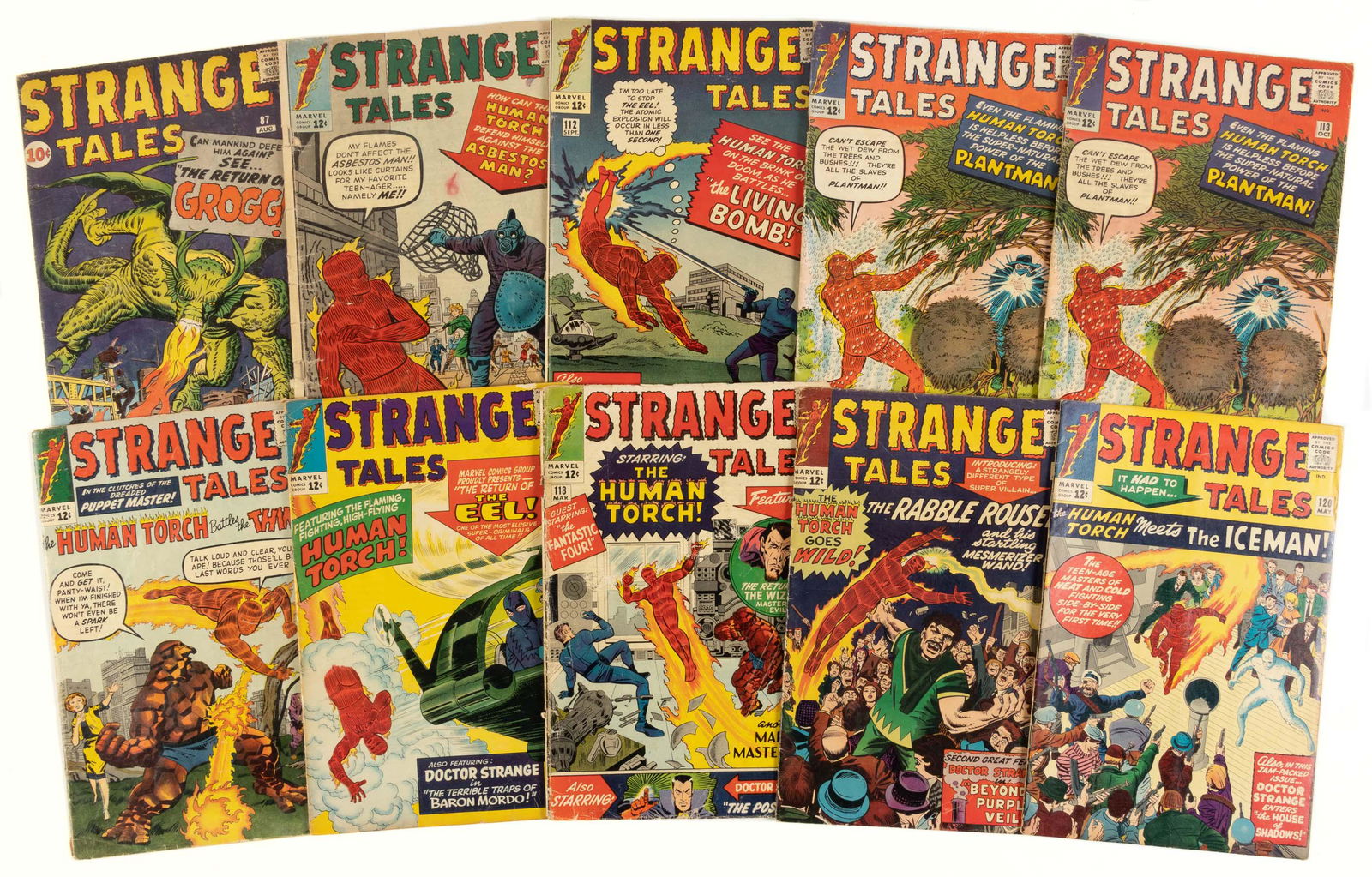 STRANGE TALES * Lot of 20 Comics, Mostly VG * Doctor (1 of 4)