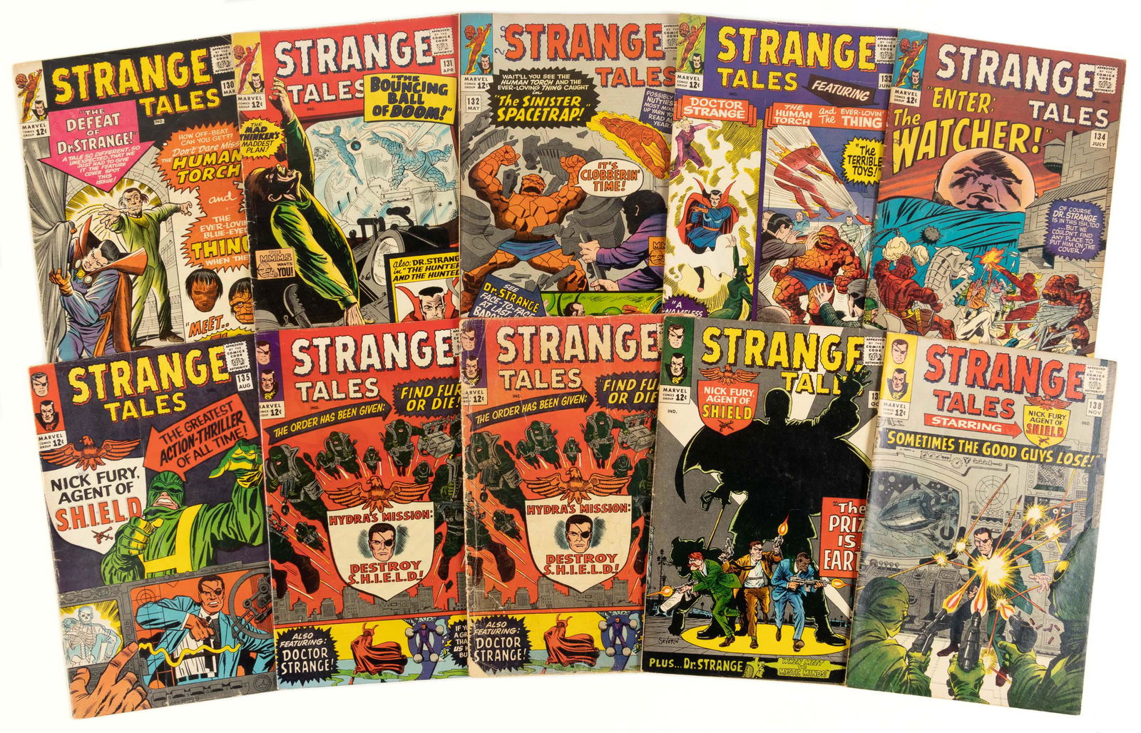 STRANGE TALES * Lot of 20 Comics, Mostly VG+ * Dr (1 of 4)