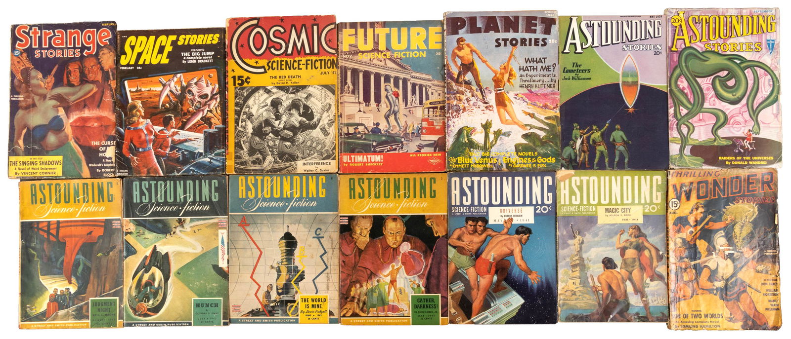 PULPS: Lot of 67: AMAZING, ASTOUNDING, PLANET, (1 of 5)