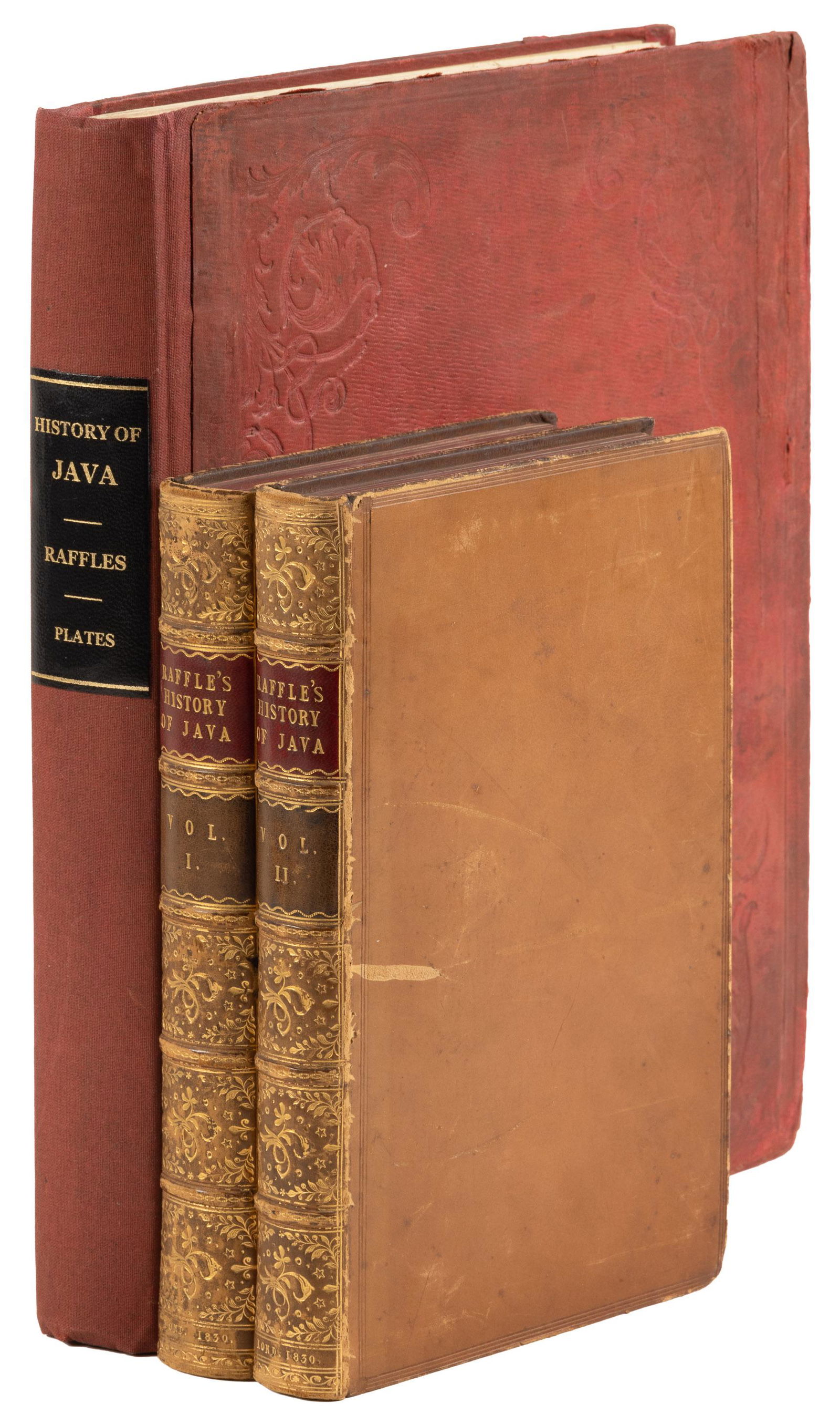 Raffles' Java with the rare atlas (1 of 10)