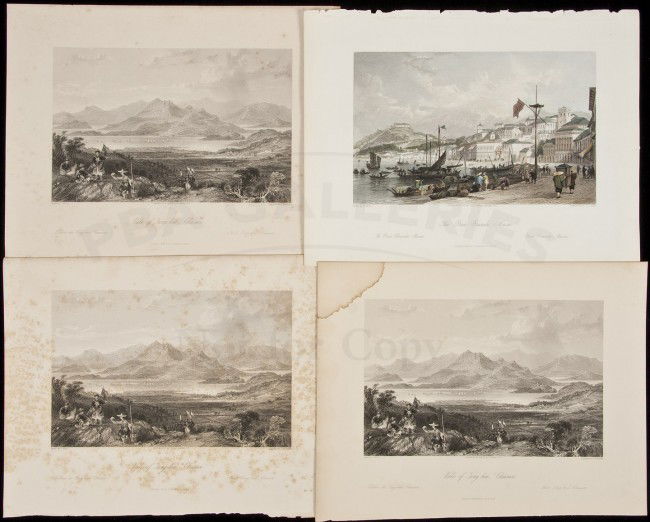 124 Chinese scenes engraving by Thos Allom: Title: Collection of 124 engraved plates of Chinese scenes - 1 colored Author: Allom, Thomas Description: Loose collection of 124 plates, including 1 hand-colored plate. Sizes vary a bit, mostly 27.3x